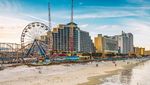 High-rise buildings on the ocean